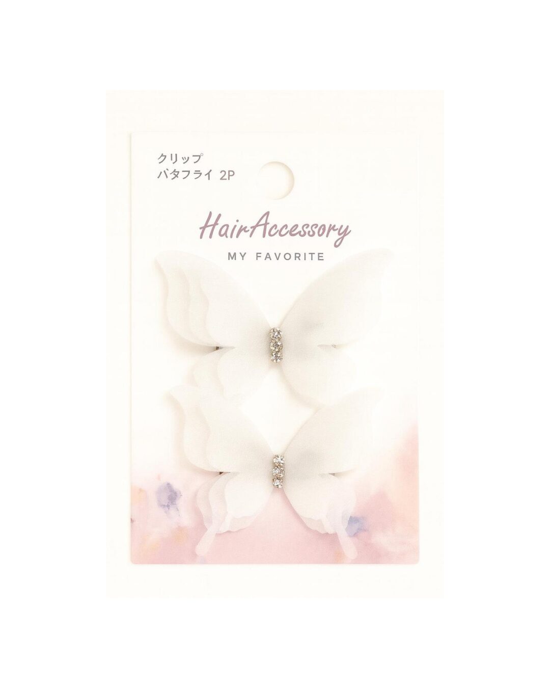 Kawai Hair Accessory Butterfly Clip