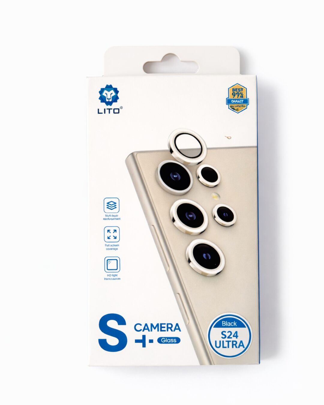 LITO S+ Camera Lens Protector for Samsung Galaxy S24 Ultra