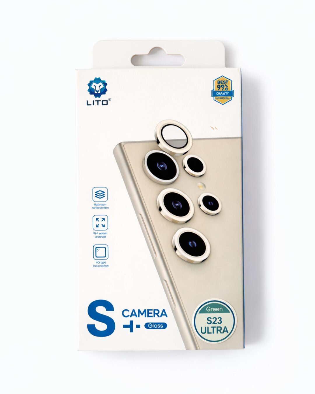 LITO S+ Camera Lens Protector for Samsung Galaxy S23 Ultra