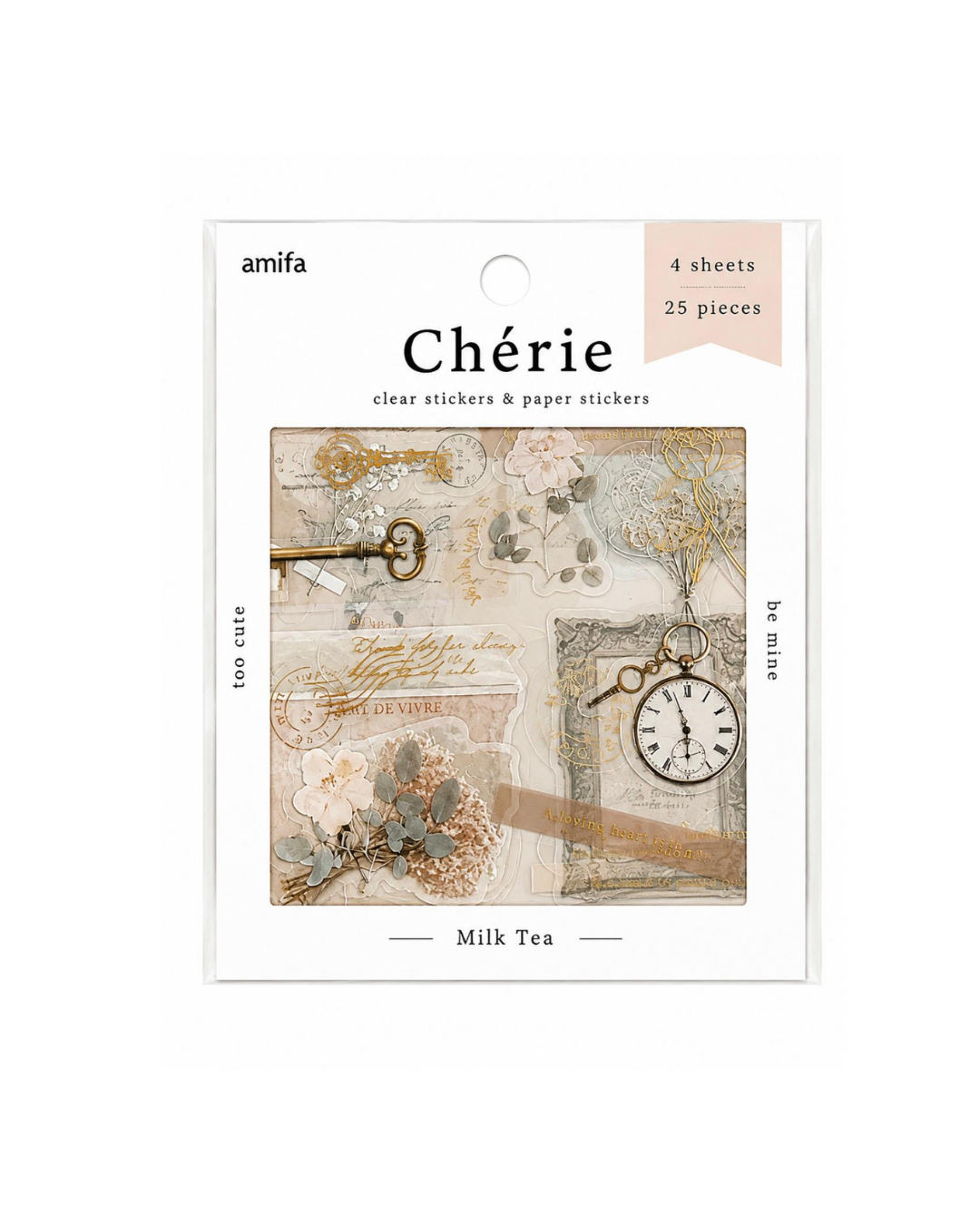 Limited Edition Rome Japanese Clear & Paper Stickers